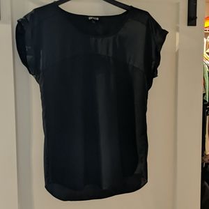 Express Black Blouse